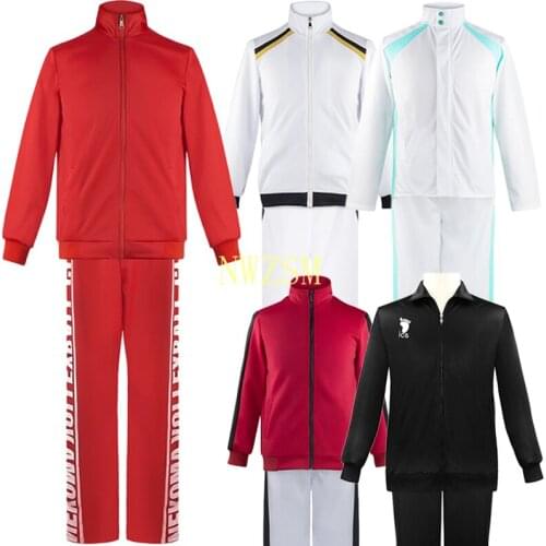 Haikyuu Karasuno Nekoma Fukurodani Aoba Johsai Shiratorizawa Jacket Pants Sportswear Cosplay Costume Hinata Shoyo Jersey
