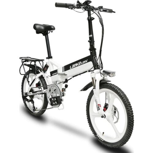 Smart Electric Bike 240W Two Wheels Electric Bicycle Foldable Portable 3 Knife Wheel Electric Scooter 48V For Adults
