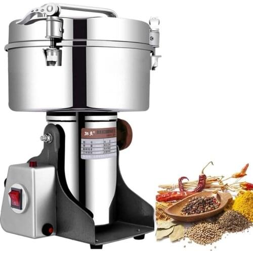 4500g Grinder Food Grinder Grain Spice Coffee Grinder Commercial Stainless Steel Grinder