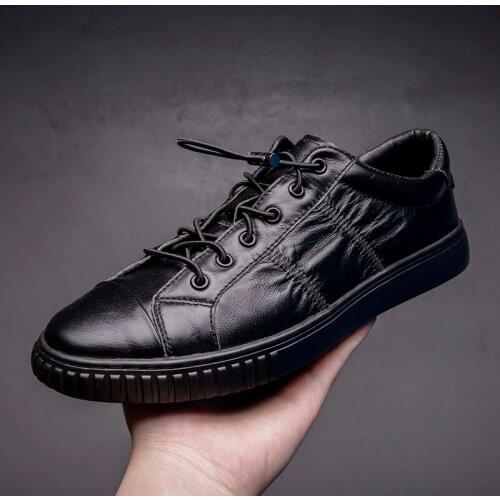 Mens Golf Shoes Sport Walking Sneakers Trainers Male Athletics Cushion Lace Up Outdoor Jogging Comfortable Genuine Leather