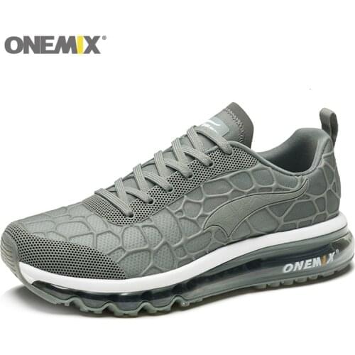 ONEMIX Air Cushion Running Shoes For Men Outdoor Breathable Light Sport Shoes Women Walking Unisex Marathon Damping Sneakers
