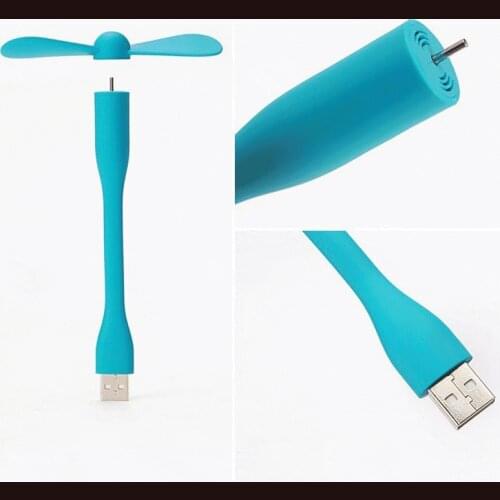 Hot Sale USB Fan Flexible portable removable USB Mini Fan For all Power Supply USB Output USB Gadgets Free Shipping Dropshipping
