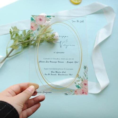 Party Supplies Wedding Customize Invitation Cards 50pcs Laser Cut Greeting Cards