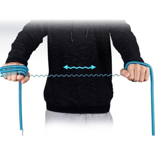 New Spiral Stretch Keychain Elastic Spring Rope Key Ring Metal Carabiner For Outdoor Anti-lost Phone Spring Key Cord Clasp Hook