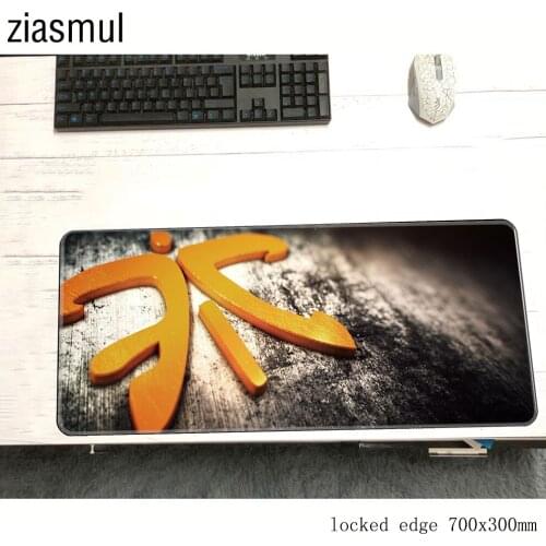 Hot team fnatic mouse pad 700x300x3mm pad to mouse notbook computer mousepad large gaming padmouse gamer to laptop mouse mat