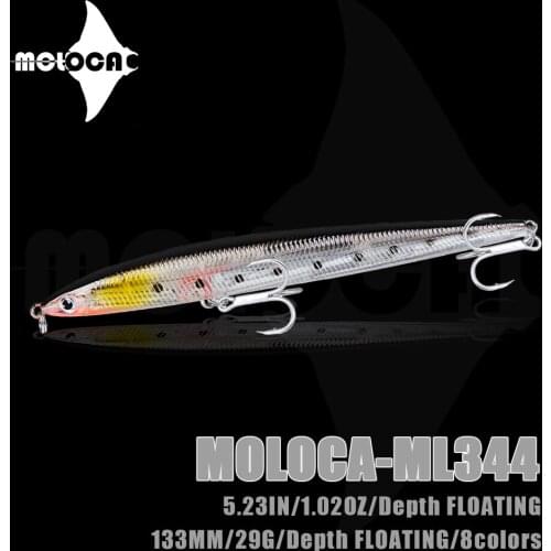 Fishing Accessories Lure Pencil Weights 29g 133mm Iscas Artificiais Pesca Wobblers Black Minnow Fish Leurre Carnassier Tackle