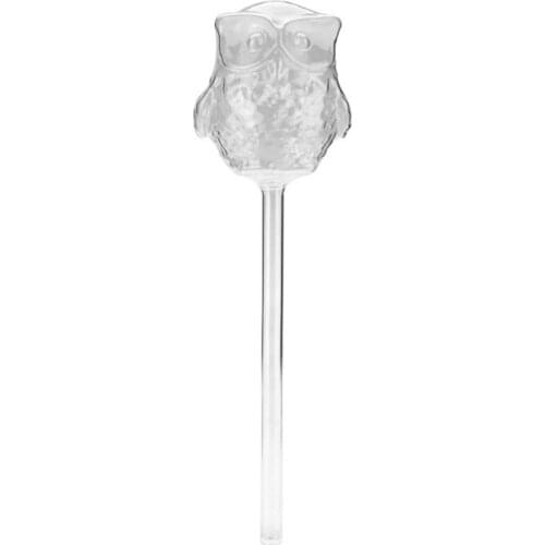 Plant Self Watering Bulbs Irrigation House Automatic Watering Devices Clear Glass Water Feeder Owl Shape