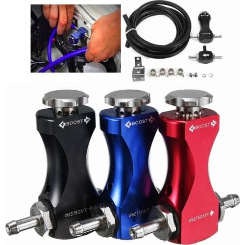 Universal Adjustable Car Manual Turbo Boost Controller Turbocharger Bleed Valve Kit For AUDI TT A3 A4 A6 1.8T S3 S4 TURBO