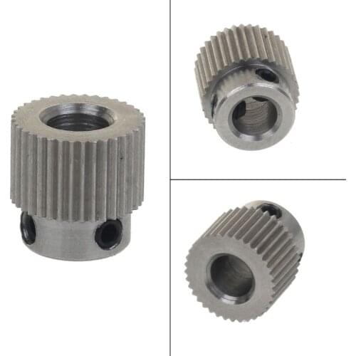 Mk7 MK8 Drive Gear 36 Tooth Stainless Steel Bore 5mm Extruder Stepper Motor Feeding Gear Pulley Extrusion Wheel For 3D Printers