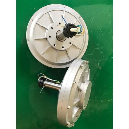 1000W 2000W 150 250RPM 48 96 220 380VDC Vertical Wind Turbine Permanent Magnet Alternator Coreless Maglev DIY Generator