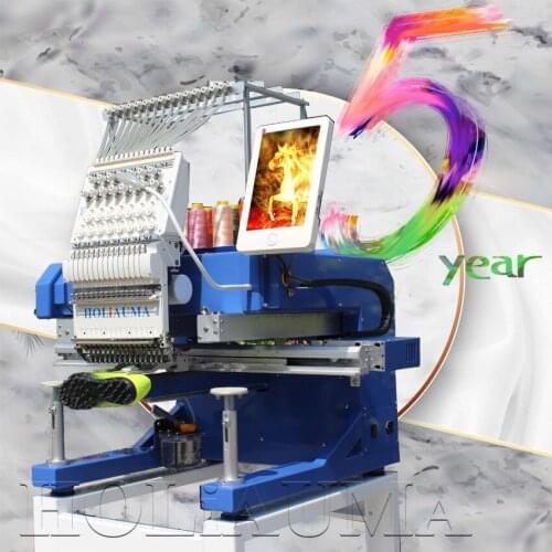 Nice one head 15 colors flat embroidery machine, computerized embroidery machine in socks for sale