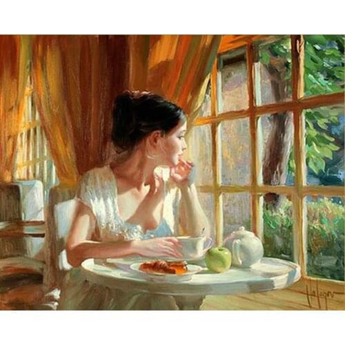 Snowing style Embroidery Counted Cross Stitch Kits Needlework - Crafts 14 ct DMC Color DIY Arts Handmade flowers A20023