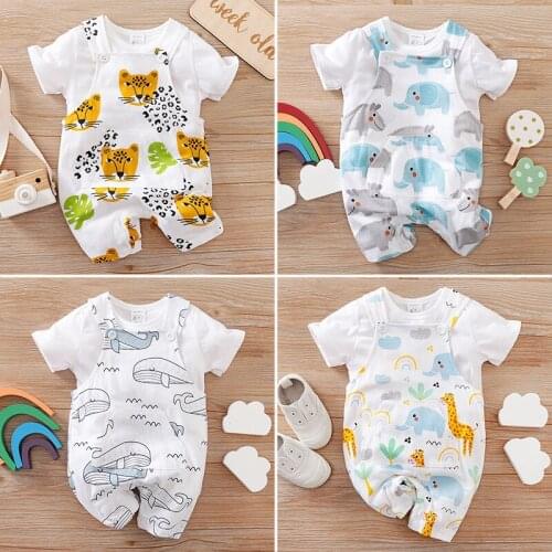 Yierying New Baby Clothes 100% Cotton Cartoon Printing Long Sleeve Baby Jumpsuits Baby Rompers Newborn Winter