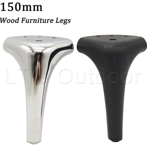 1/4 Pcs 150mm Modern Style Metal Furniture Legs for Cabinet Legs, High Coffee Table, TV Cabinet Legs, Gourd Legs, Iron Sofa Legs