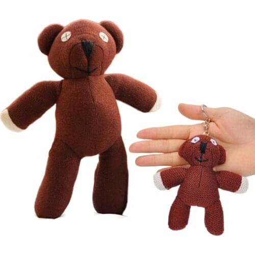 1pc 10/23cm Funny Mr Bean Teddy Bear Plush Toy Stuffed Soft Animal Brown Figure Doll Cute Children Christmas Birthday Gift Toys