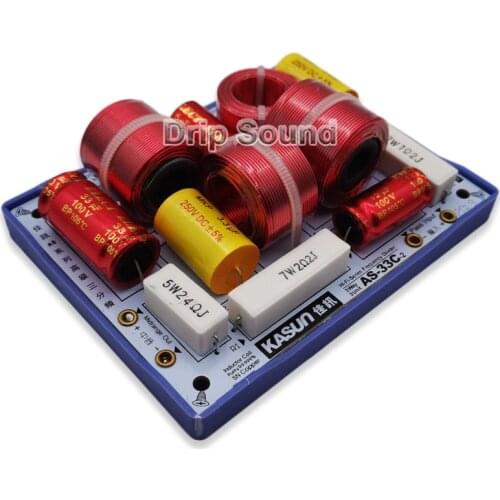 2pcs KASUN AS-33C 3 Way 3 Unit 160W Hi-Fi Audio Speaker Frequency Divider Crossover Filters
