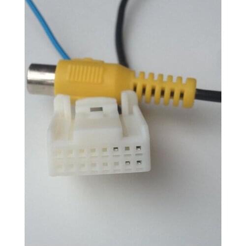 Car Navigation System Reversing Rear View Camera Adapter Cables for Toyota Camry 7th 2012 2013 2014 16pin DVD