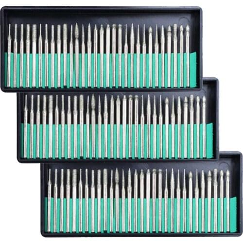 Burr Bits Drill Glass Gemstone Jewelry Beach Sea Shells Lapidary Engraving Carving Rotary Tool