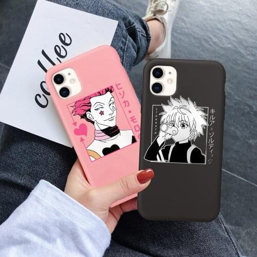 HUNTER X HUNTE Hisoka Killua Iphone Case for IPhone 12 11 Pro Max X XR XS Max 6 7 8 7Plus Soft Silicone Case HXH Phone Shell