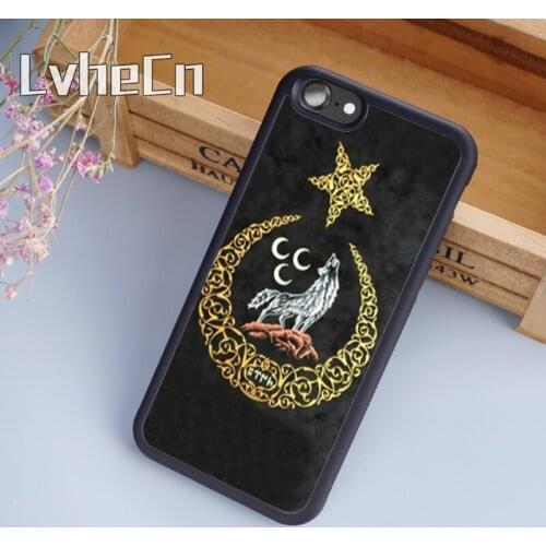 LvheCn Republic Turkey Flag Ankara Phone Case Cover For iPhone 5 6 6s 7 8 plus 11 12 Pro X XR XS max Samsung S7 edge S8 S9 S10