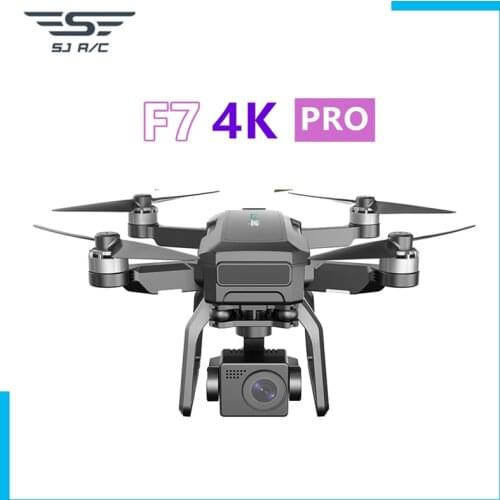 SJRC F7 PRO GPS Drone 4K Dual HD Camera 3 Axis Gimbal Professional Aerial Photography Brushless Motor Quadcopter RC Distance 3KM