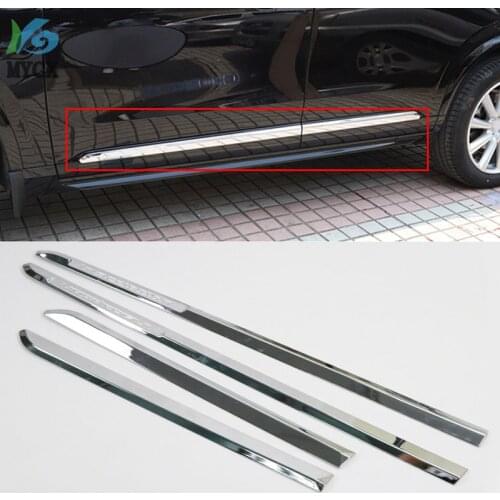 For Volvo XC90 XC 90 2015 2016 2017 2018 ABS Chrome Side Door Car Body Molding Cover Trim 4pcs Car Styling Accessories