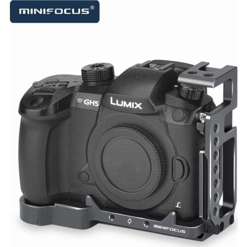 GH5 Hand Grip Quick Release Plate L Bracket for Panasonic Lumix GH5/GH5S Vlog Cold Shoe Extension adjustment Like Cage for Arca