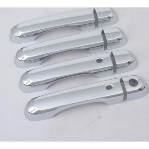 Chrome Styling Door Handle Cover with Smart Key Hole For Jeep Renegade