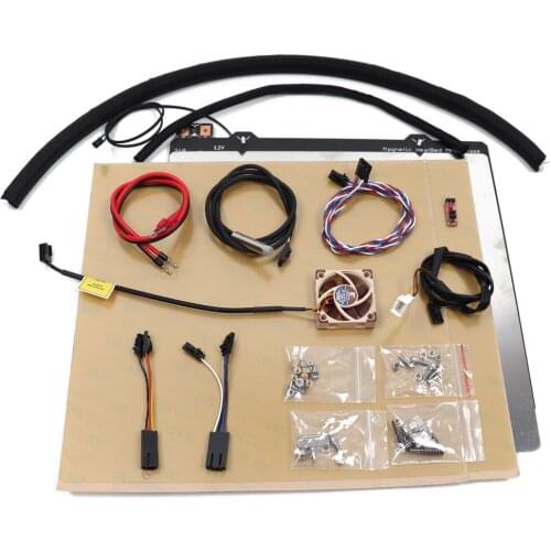 Cloned Prusa i3 MK2/S to MK2.5S upgrade kit with MK52 12V heatbed Sunon v2 5V fan Powdered textured PEI sheet PINDA V2 probe bed