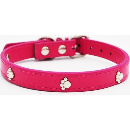 500 pcs/lot Leather Pet Dog Collar Pet Products Collar For Dogs Cat Small Large Chihuahua Pitbull Dachshunds Pug