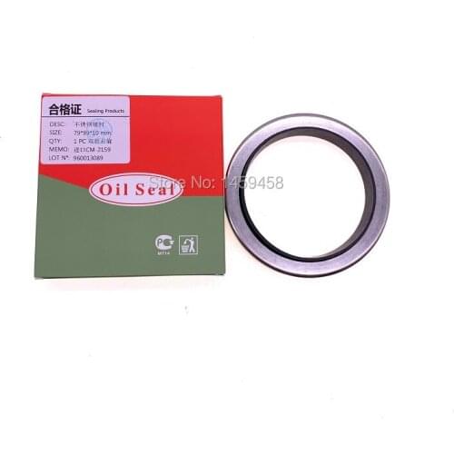 Free shipping 2pcs/lot 70*90*10/ 79*99*10 double lips PTFE oil seal shaft seal for screw air compressor