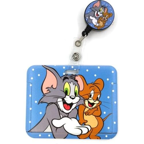 Fashion Women Card Holder Lanyard Colorful Retractable Badge Nurse Doctor Student Exhibition ID Cards Clips Badge Holder