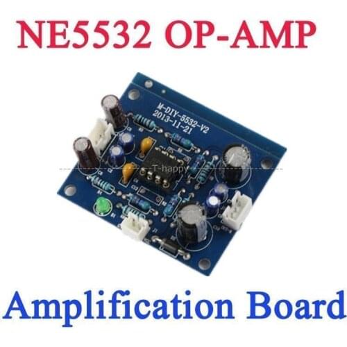 NE5532 OP-AMP Preamplifier Signal Amplification Board F Bluetooth Pre-amp 12V-35V