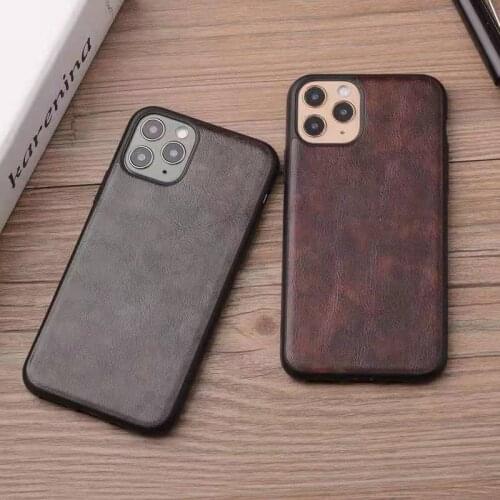 Original Official PU Leather Phone Case For iPhone 12 11 Pro Max Frosted Cover For iPhone XS MAX XR X 6 6S 7 8 Plus Funda Shell