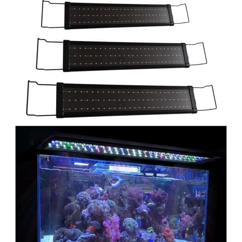 Full Aquarium Light Freshwater Aquarium LED Light for Planted Tanks, ABS Plastic, EU Plug