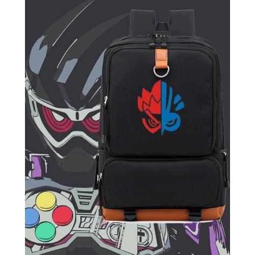 Drama concept ACG backpack anime fans cool black nylon backpack Japanese drama bag Kamen rider Kabuto backpacks