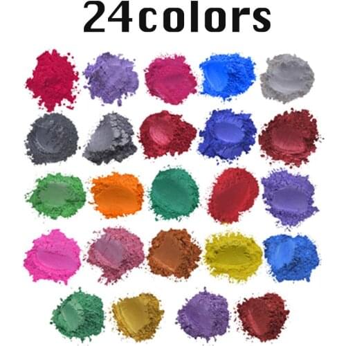 Mica Glitter Powder Filler Pigment Decor Toys Making For Parents Kid Paint Nail Art Powder Dye Fluffy Slime Supplies