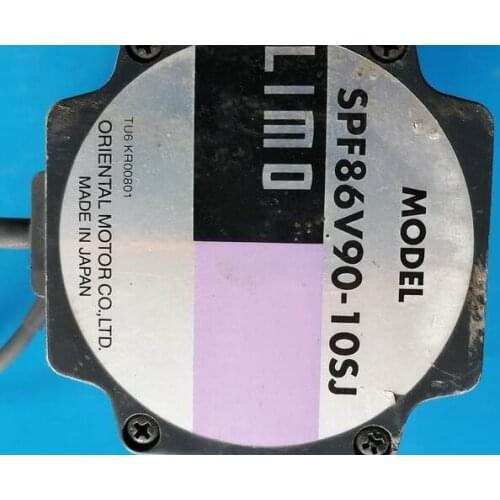 SPF86V90-10SJ stepper motor used in good condition . 80% appearance new , good working , free shipping