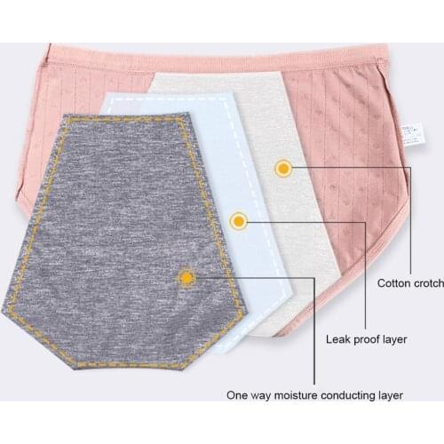 Panties For Menstruation Cotton Menstrual Panties Culottes Leak-proof Menstruelles Size Pants Plus Menstruelles Culottes Fe W8J0