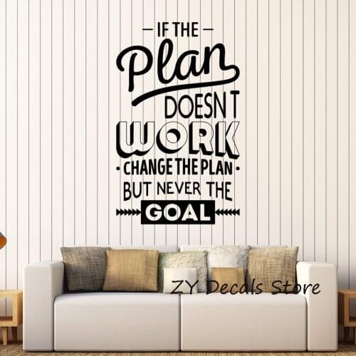 Inspire Office Decoration Motivation Wall Stickers Mural Vinyl Decal Bedroom Inspirational Quote Wall Decals Room Decor S654