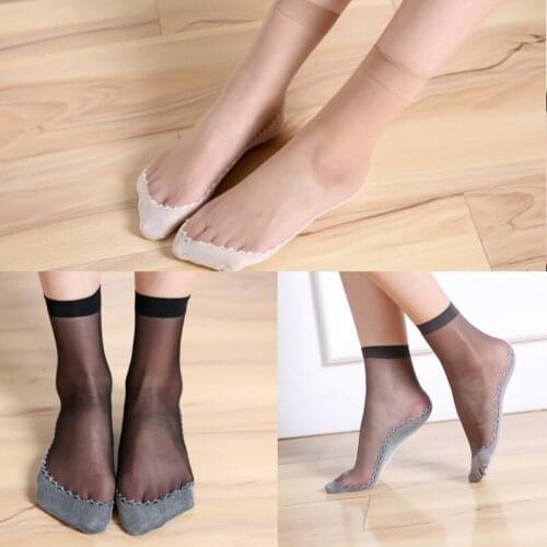 1 Pairs Women Girl Ultra Thin Elastic Ankle Sock Summer Short Socks