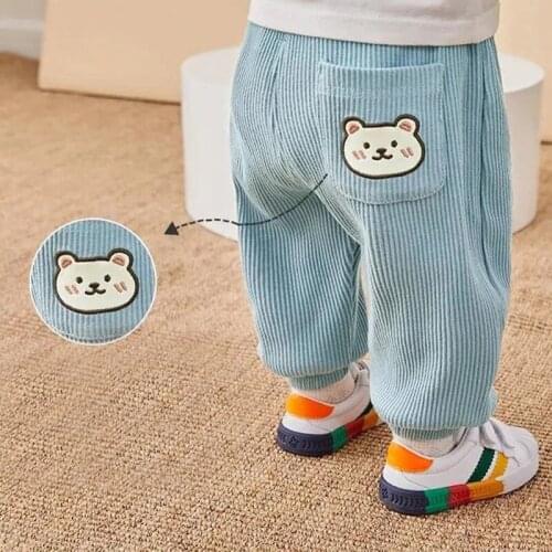 Baby Corduroy Pants Baby Infant Autumn Winter Big PP Pants Toddler Girls Clothes Spring Kids Boys Long Pants Children‘s Trousers