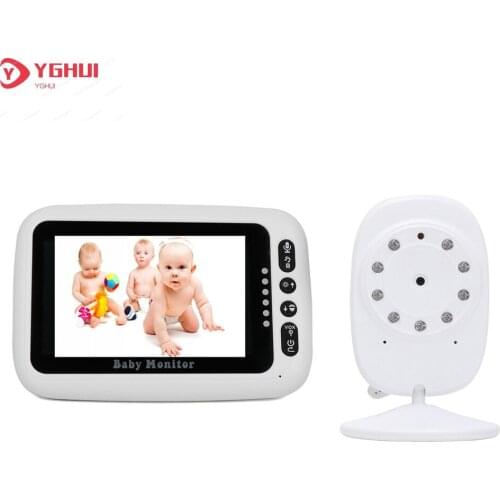 Video Baby Monitor 2.4G Wireless With 4.3 Inch LCD 2 Way Audio Talk Night Vision Surveillance Security Camera Babysitter