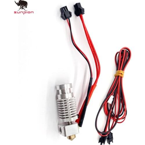 Robo 3d printer parts Hexagon Hot End Kit 1.75mm All Metal Hotend 12v30W With 100Kohm Thermistor 0.4mm Nozzle for Robo3D Printer