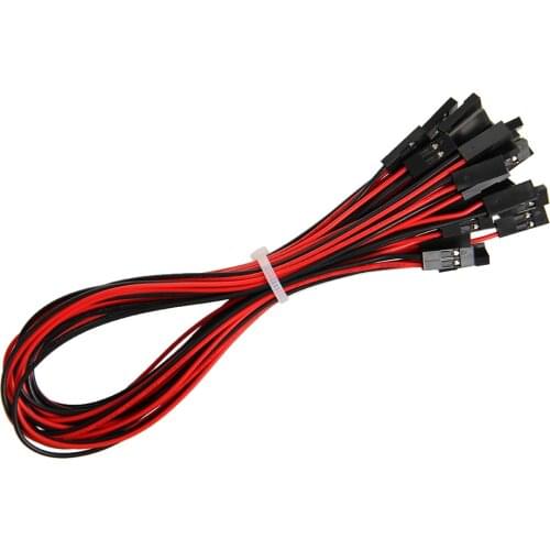 10pcs 70cm Dupont line 2pin female to female jumper wire Dupont cable for Arduino diy 3d printer