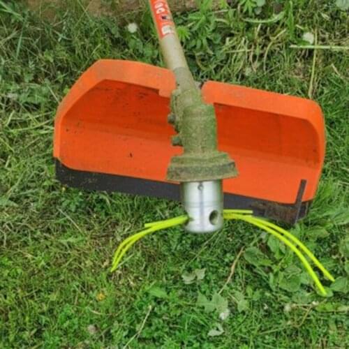 Aluminum Grass Trimmer Head With 4Lines Brush Cutter Head Lawn Mower Accessories Cutting Line Head for Strimmer Replacement Tool
