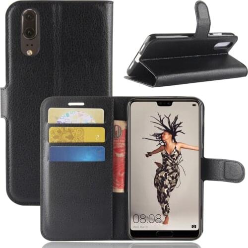 Brand gligle PU leather wallet case cover for Huawei P20 case protective shell bags