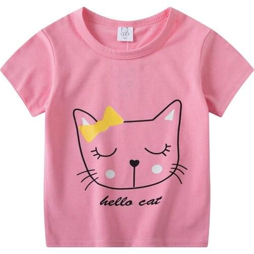 ZWY792 Kids Boys T-shirt New Design Baby Cotton Tops Summer Clothing Toddler Fashion T-shirt Cute Children Character Clothes