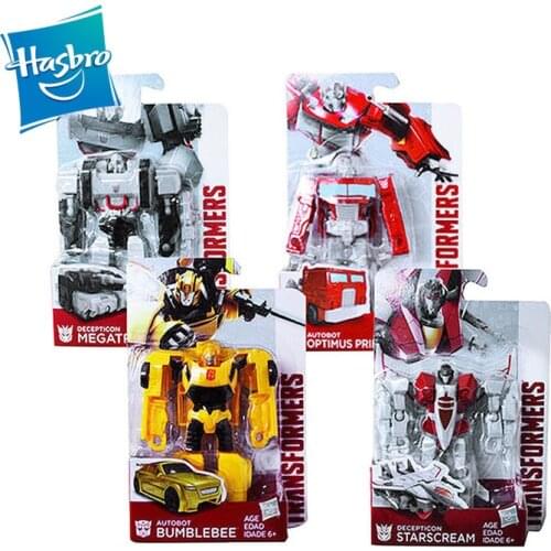 Hasbro Transformers Storm Series Starscream Grimlock Optimus Prime Joint Movable Action Figure Model Kids Holiday Gift Toys