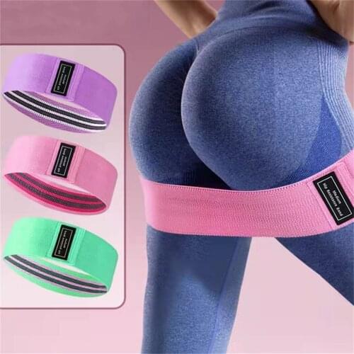 Squat elastic band Qiao buttocks stretching tension band Yoga fitness female equipment resistance band male strength training el